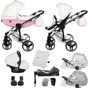 JUNAMA DIAMOND Candy 2in1 3in1 4in1 PASSEGGINO SEGGIOLINO AUTO ISOFIX - Foto 1 di 33
