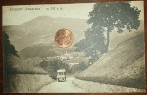 Antike Postkarte Landschaft Italien Lombardei Lecco Valsassina Cremeno pulmand Epoche - Bild 1 von 2