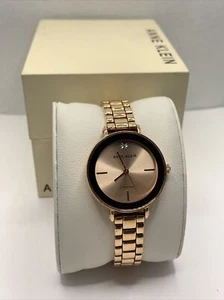 Anne Klein AK/3386BS Women's Rose Gold Stainless Steel Analog Dial Watch FRY251 - Picture 1 of 12