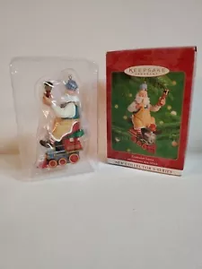 HALLMARK Keepsake Ornament TOYMAKER SANTA on Train 1st in Series Ken Crow 2000 - Picture 1 of 21