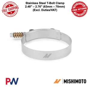 Mishimoto Stainless Steel Constant Tension T-Bolt Clamp 2.48"-2.76" (63- 70mm) - Bild 1 von 8