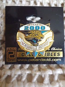 2000 Jacksonville Jaguars Logo NFL Football Collectors Lapel Hat Pin~NEW CARDED - Picture 1 of 2
