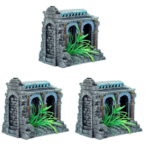 Aquarium Ornament Castle Decorations Fish Tank Hiding Place eBay