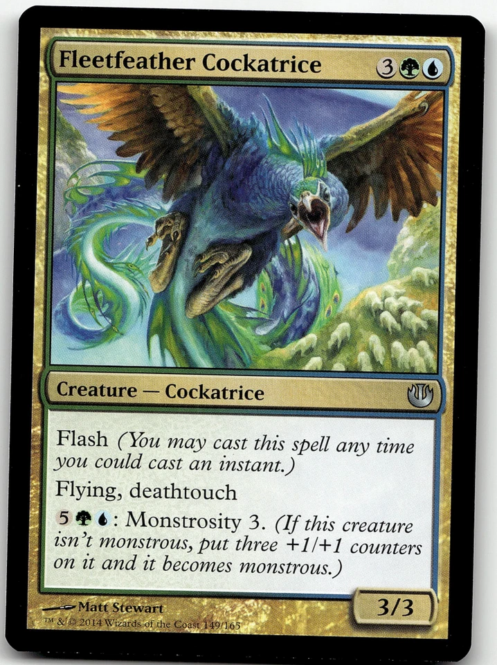 MTG Fleetfeather Cockatrice Journey into Nyx 149/165 Regular Uncommon - Image 1 of 1