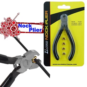 Archery String Nocking Buckle Plier BowString Nock Compound Recurve Bow Tool set - Picture 1 of 6