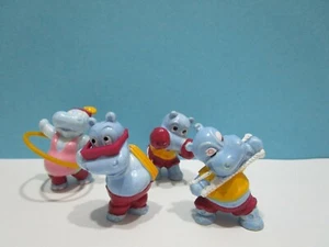 Auswahl Einzelfigur Happy Hippos im Fitnessfieber 1990 100% Original - Bild 1 von 18
