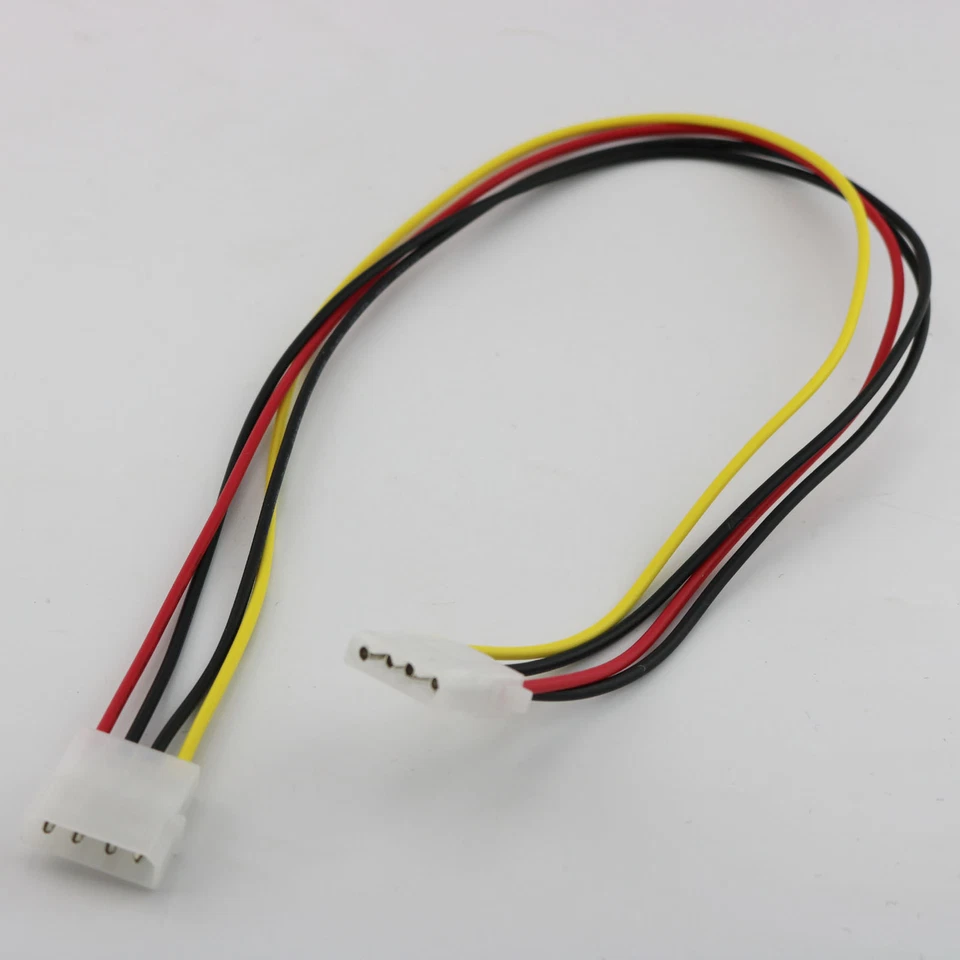 1pc 50cm/1.5ft IDE 4 PIN Molex Male Power to Female Jack Extension Adapter Cable - Bild 1 von 4