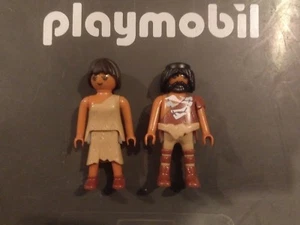 PLAYMOBIL PAREJA DE CAVERNICOLAS , PREHISTORICOS - Picture 1 of 1