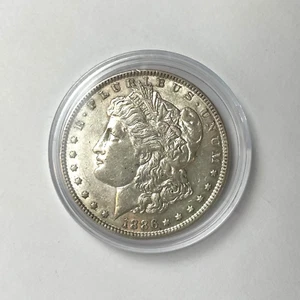 1886 P Morgan Silver Dollar Capsule Coin $1 - Picture 1 of 4