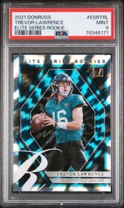 2021 Donruss Trevor Lawrence Elite Series Rookie Psa 9