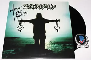 MAX CAVALERA SIGNED SOULFLY SELF TITLED ALBUM VINYL RECORD LP BECKETT COA PROOF - Picture 1 of 4