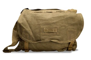 Schultertasche starkes Leinen Leinwand Originalausgabe Kalter Krieg ex-sowjetisch khaki Vintage - Bild 1 von 4