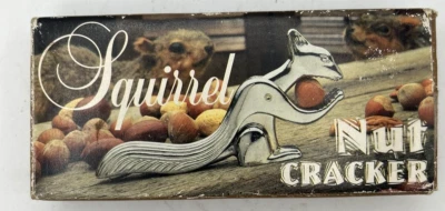 Squirrel Nut Cracker Aluminum Perfect For Holidays Vintage In Box - Image 1 of 4