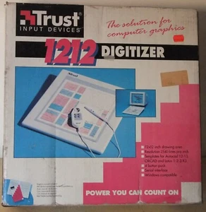TAVOLETTA GRAFICA TRUST INPUT DEVICE 1212 DIGITIZER PC - Imagen 1 de 6