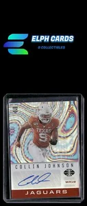 Panini Illusions #RS31 2020 Collin Johnson Rookie Signs naranja - Imagen 1 de 2