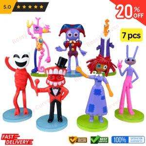 Figura de circo digital The Amazing Pomni and Jax muñeco de peluche juguetes para niños 7 piezas - Imagen 1 de 8