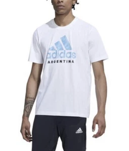 ADIDAS Men’s FIFA WORLD CUP 2022 ARGENTINA SOCCER SHIRT Sz. Medium NEW HG1358 - Picture 1 of 3