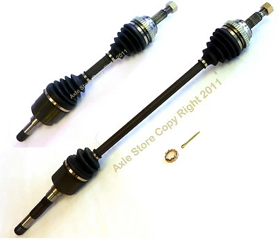 2 ejes CV delanteros izquierdo derecho ajuste 2001 2000 neón con transmisión automática Foto 1 de 4