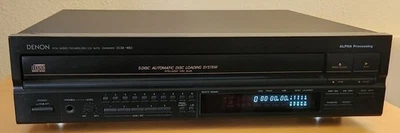 Denon 5 Disc CD Changer Player DCM-460 Alpha Processing Working with Remote - Image 1 of 4