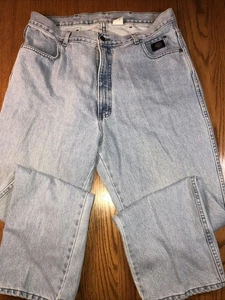 Harley Davidson Jeans Herren 38x30 Blau Denim Faded Crisp Clean Straight Leg USA - Bild 1 von 9