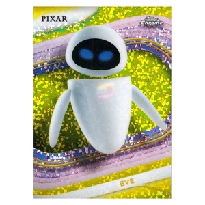 Mini refractor de diamante amarillo Topps cromado Disney Eve #69 2025 - Imagen 1 de 3