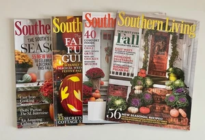 Lot 4 SOUTHERN LIVING Magazine Fall Autumn October Issues 2011 2012 2013 + 2014 - Picture 1 of 8