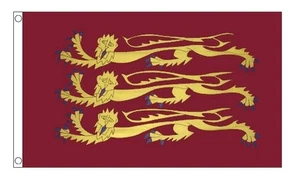 RICHARD THE LIONHEART ENGLAND FLAG 3x2 feet polyester 90cm x 60cm flags - Picture 1 of 1