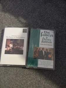 The Best of the Fureys & Davey Arthur & Live Concert 2 rare Cassettes Very Good - Picture 1 of 5