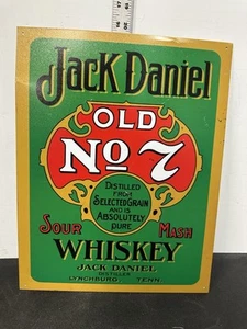 Vintage Jack Daniel’s Tin Sign 16*12,5 #F8 - Picture 1 of 7