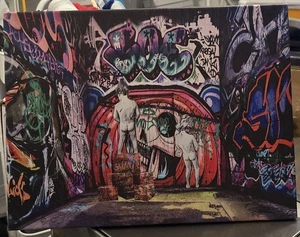 Impresión Banksy en LIENZO 12X26 - Imagen 1 de 1