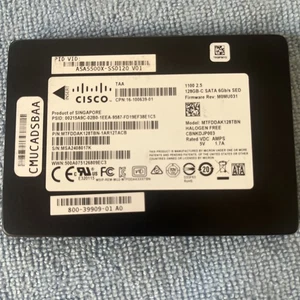Cisco / Micron 128GB 1100 MTFDDAK128TBN SATA SSD DRIVE Tested GOOD HEALTH 90% - Picture 1 of 3