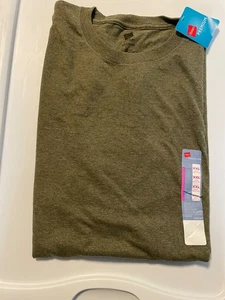 Hanes Premium Camicia Manica Lunga Fatica Verde Erica XXL - Foto 1 di 2