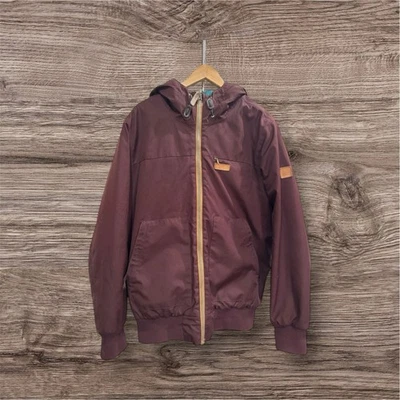 Rip Curl Men's Anti Series Burgundy Hooded Jacket, Size Medium - Image 1 of 4