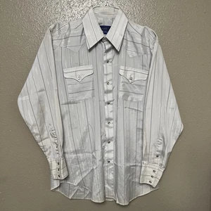 90s Panhandle Slim Pearl Snap Western Shirt Men's Cowboy Landman USA - Picture 1 of 6