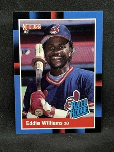 Donruss 1988 - #46 - Clasificado de novato - Eddie Williams - Cleveland Indians (LP) - Imagen 1 de 2