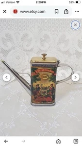 VTG Huile D'Olive Vierge Clarifiee Vercherin Oil Amco Corp. Tin Spout & Handle - Picture 1 of 15