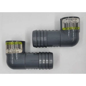 Genova 1"x1/2" Poly FPT Elbow Combination Reducing Insert 354115 Pipe Lot of 2  - Picture 1 of 4