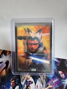 2023 Topps Star Wars the Bad Batch HC-19 Ahsoka Hologram Poster Art CASE HIT - Picture 1 of 2