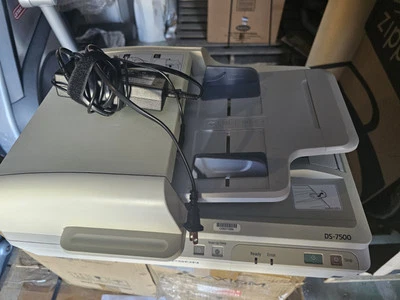 Epson DS-7500 Flatbed High Speed A4 Document Scanner /Power Adapter - Image 1 of 4