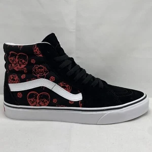 VANS Sk8 Hi Mens US Size 10, Love You To Death, Black Red White | VN0007NSBMX - Picture 1 of 8