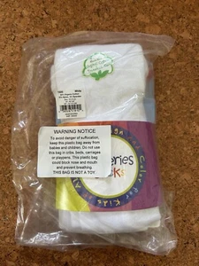NEW Jefferies Girls White Organic Cotton Tights size 10-14 - Picture 1 of 3