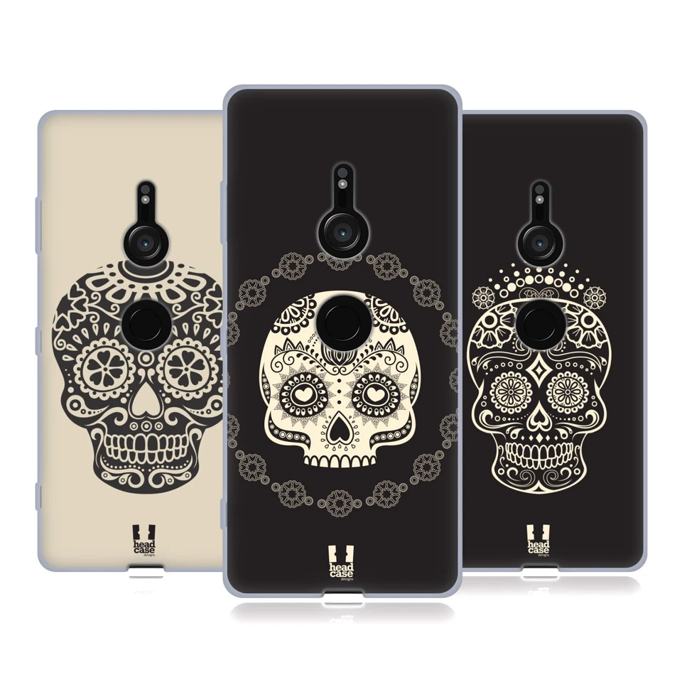 FUNDA HEAD CASE DESIGNS CALAVERAS DE AZUCAR GEL SUAVE PARA TELÉFONOS SONY 1 Foto 1 de 4