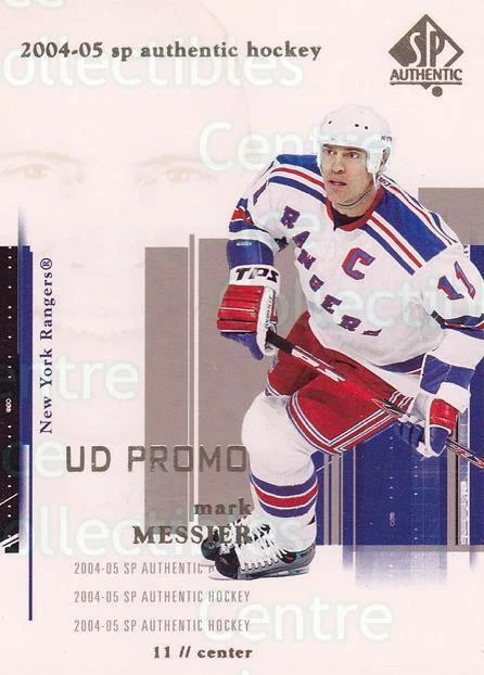 2004-05 SP Authentic UD Promos #56 Mark Messier - Image 1 of 1