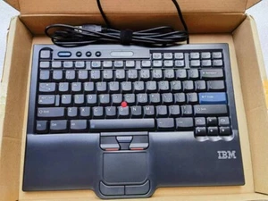 Original Lenovo IBM SK-8845RC USB Wired Keyboard With Trackpad - US English - Picture 1 of 5