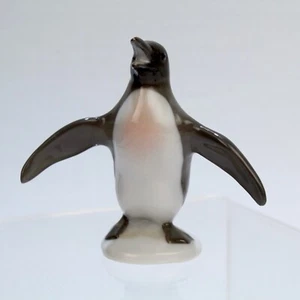 Statuina pinguino tedesco in miniatura Metzler & Ortloff vintage - Foto 1 di 11