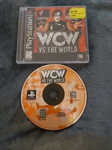 WCW Vs The World (PlayStation 1 Ps1) CIB Complete In Box Black Label Fast Ship! - Picture 1 of 3