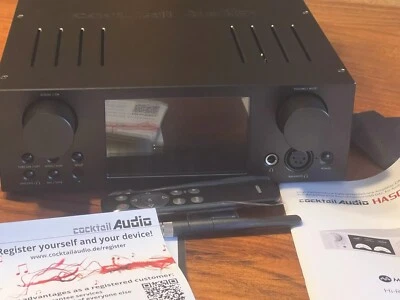 CocktailAudio HA500H-S Hybrid-Kopfhörerverstärker mit USB-DAC Schwarz   - Bild 1 von 4