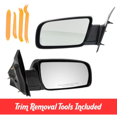 Juego de espejos retrovisores manuales izquierdo y derecho para Chevrolet Astro GMC Safari 1988-2005 Foto 1 de 4