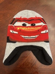 Pixar Cars Disney Lightning McQueen Knitted Beanie For Toddlers - Picture 1 of 5