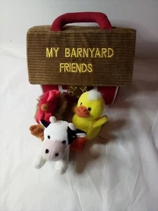 Aurora Baby My Barnyard Friends Plush Interactive Playset Chick Cow Duck - Bild 1 von 12